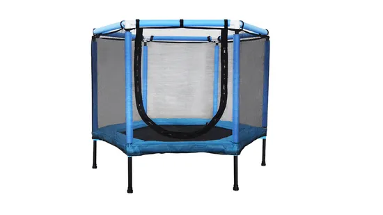 安全ネット付き六角形子供用トランポリン